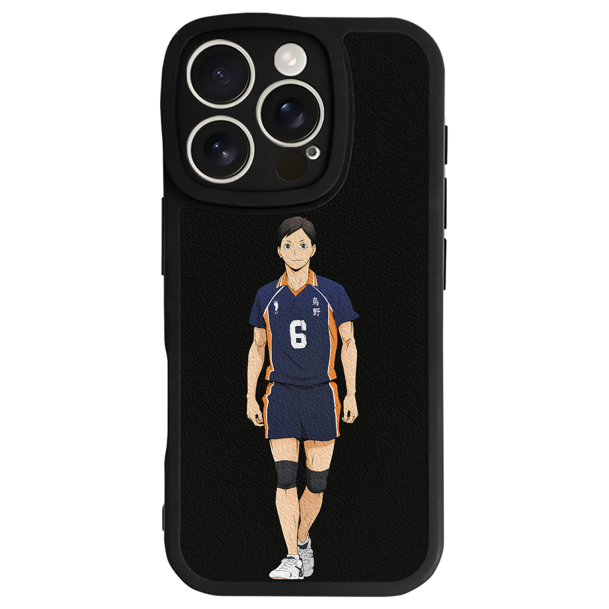 （画像用） ハイキュー!! Haikyu!! 【iPhone 16シリーズ対応】シリコンスマホケース（レザー調） 材質：シリコン